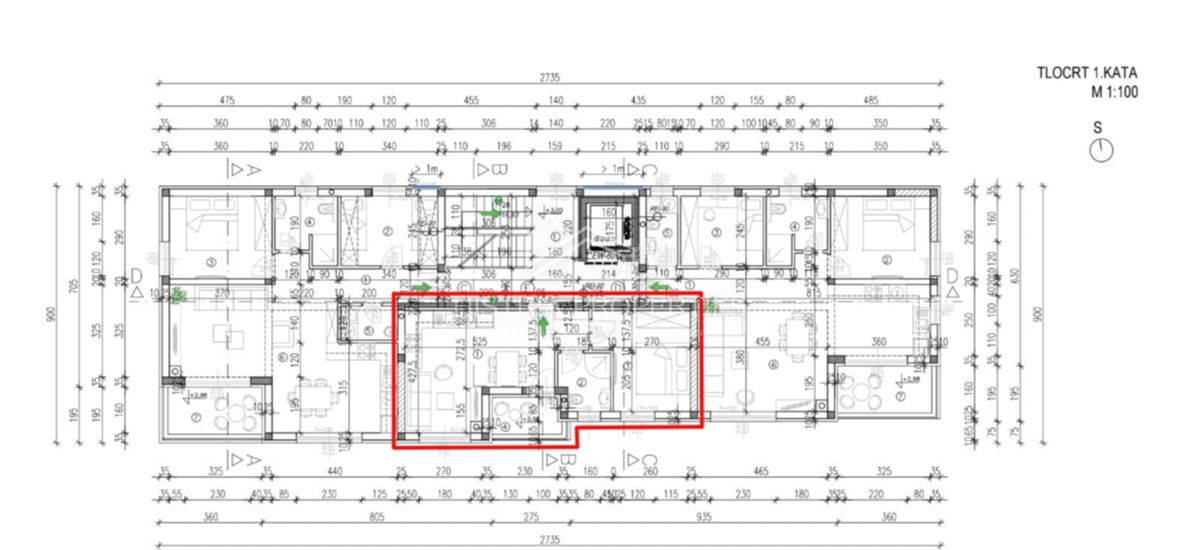 Novo, lepo stanovanje na lokaciji blizu morja v bližini Poreča