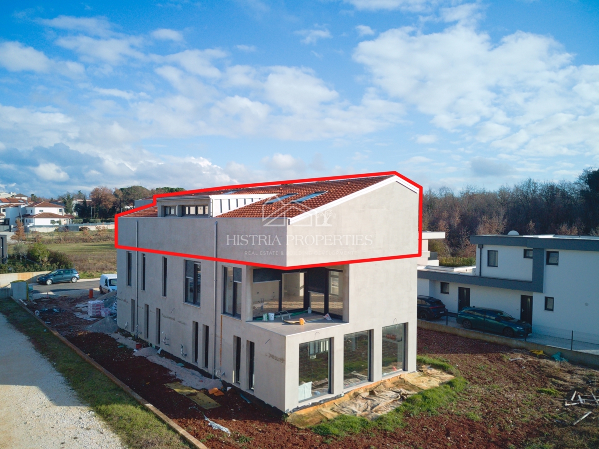 Blizu morja in udobno družinsko stanovanje v novogradnji v bližini Poreča