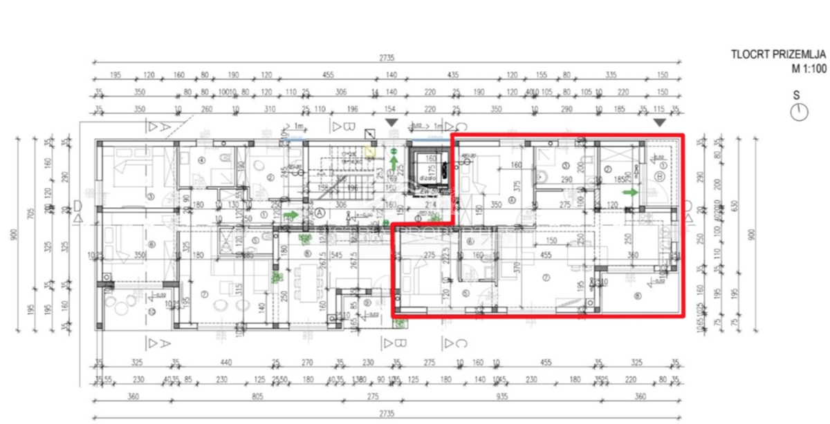 Apartma z bazenom in vrtom v pritličju novogradnje za prijeten oddih