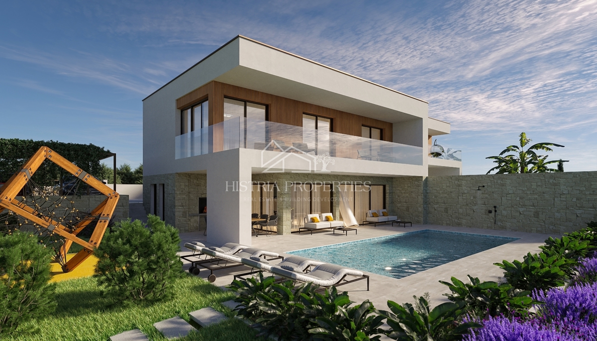 Razkošna vila z razgledom, ki napolni dan, v pomirjujočem okolju