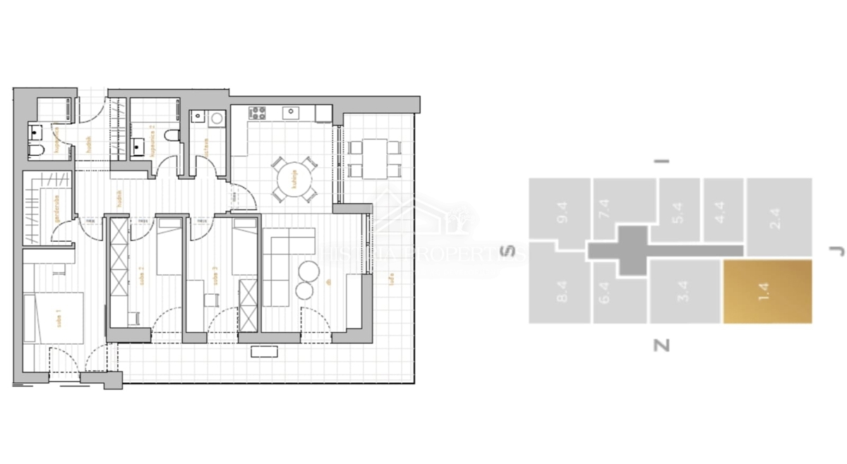 Brezhibno stanovanje v novogradnji najvišjega standarda s sanjsko teraso in razgledom, ki ga ne boste nikoli pozabili