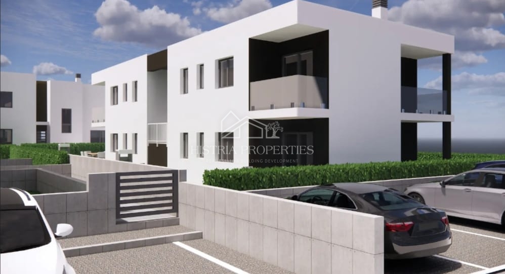 Mestno stanovanje z dvema terasama v modernem stanovanjskem naselju, blizu centra Poreča