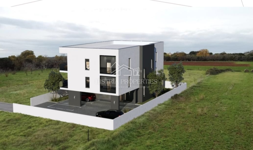 Odlično družinsko stanovanje s 2 spalnicami v novi stavbi v bližini centra Pulja