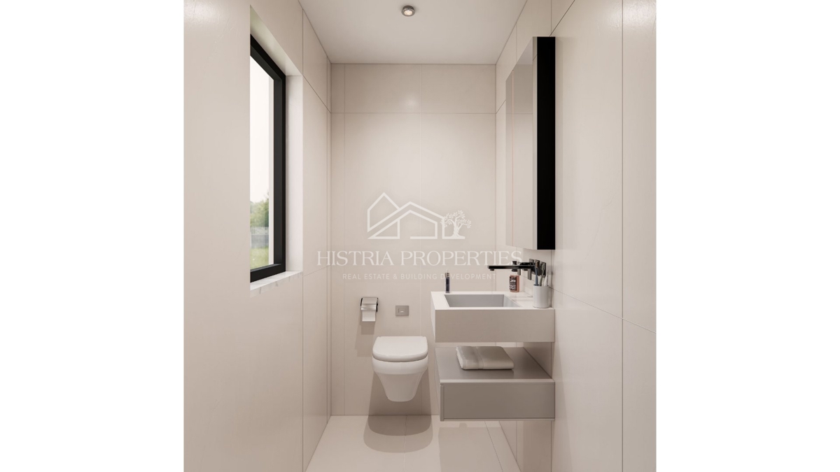 Apartma s teraso v novi stavbi na atraktivni lokaciji 900m od plaže