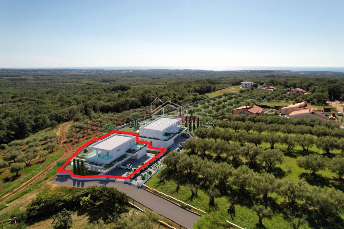 Dizajnerska prostorna vila visoke kakovosti z osupljivim razgledom