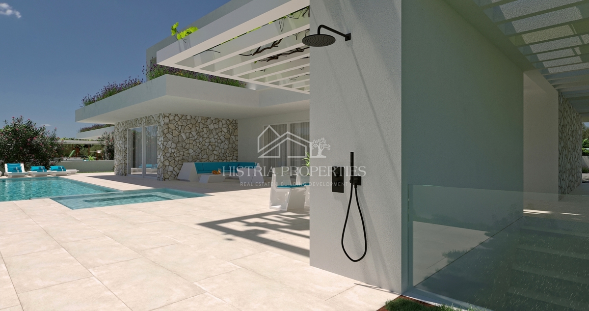 Dizajnerska prostorna vila visoke kakovosti z osupljivim razgledom