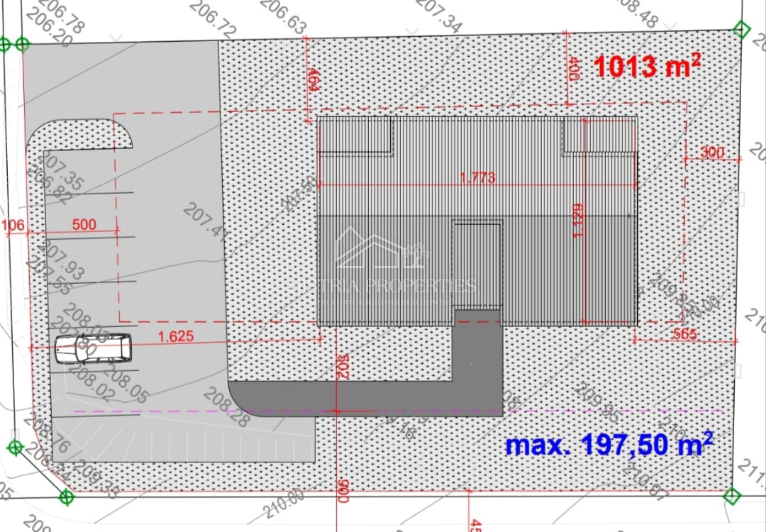 Pogled na morje iz vsakega stanovanja na zemljišču z gradbenim dovoljenjem