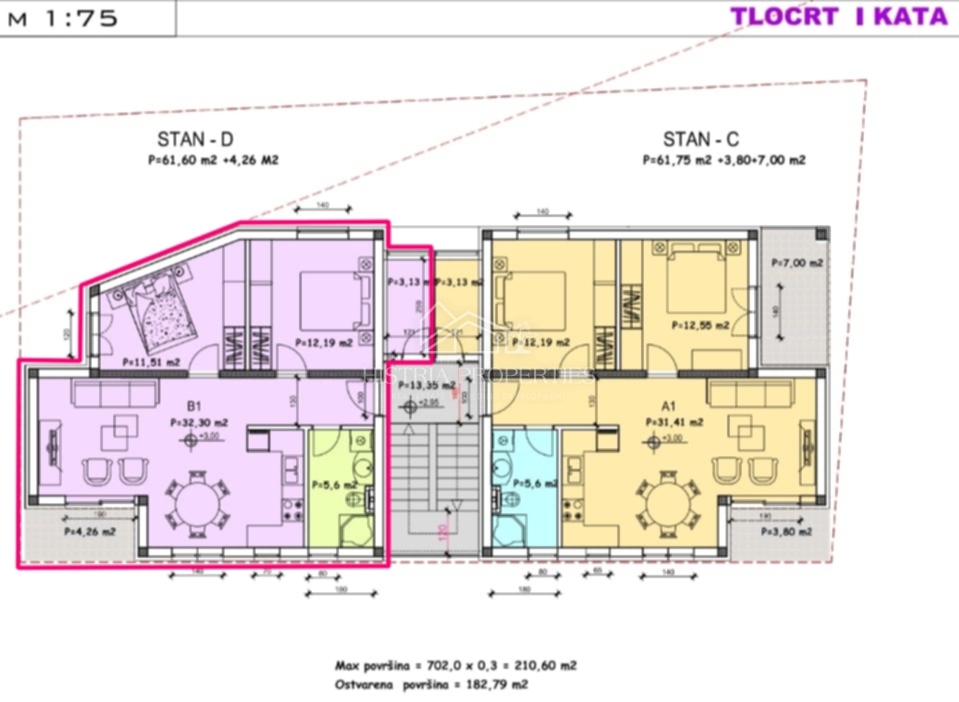 Novo moderno stanovanje s teraso, odlična družinska priložnost
