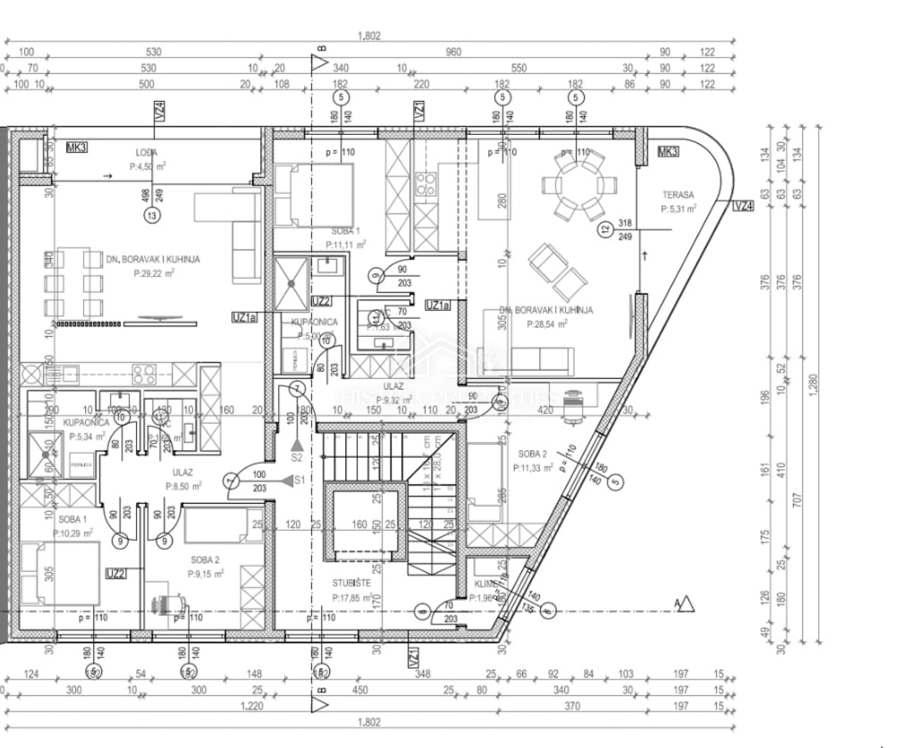 Panoramski razgled, ki traja večno, in moderno stanovanje v kakovostni novogradnji blizu morja