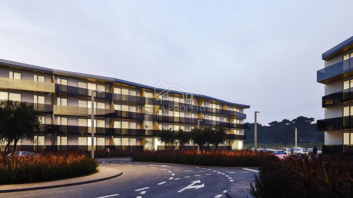 800m od morja in novo stanovanje v luksuzni novogradnji z garažo, dvigalom in pogledom na morje