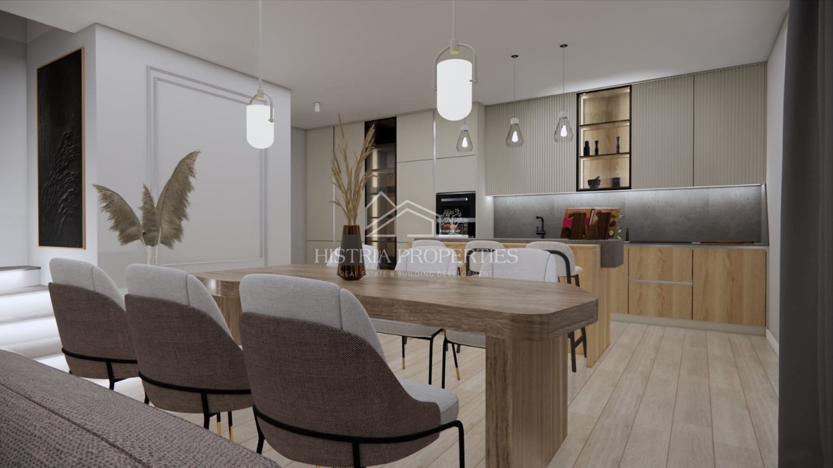 Hiša z osupljivo arhitekturno zasnovo na avtentični istrski lokaciji