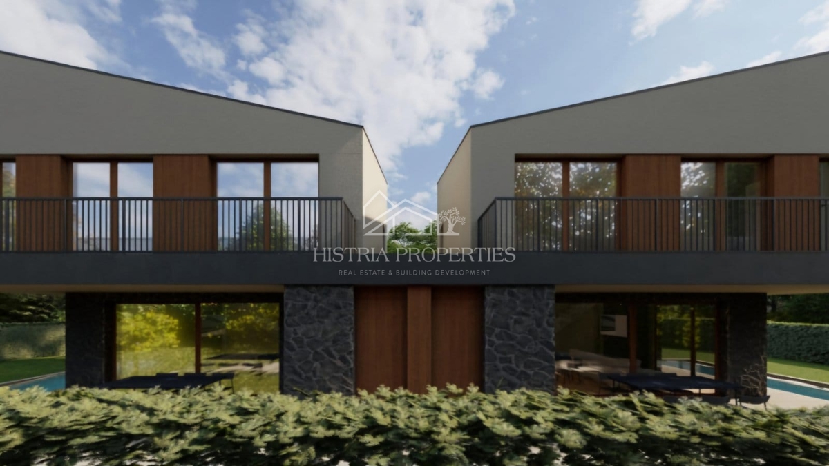 Hiša z osupljivo arhitekturno zasnovo na avtentični istrski lokaciji