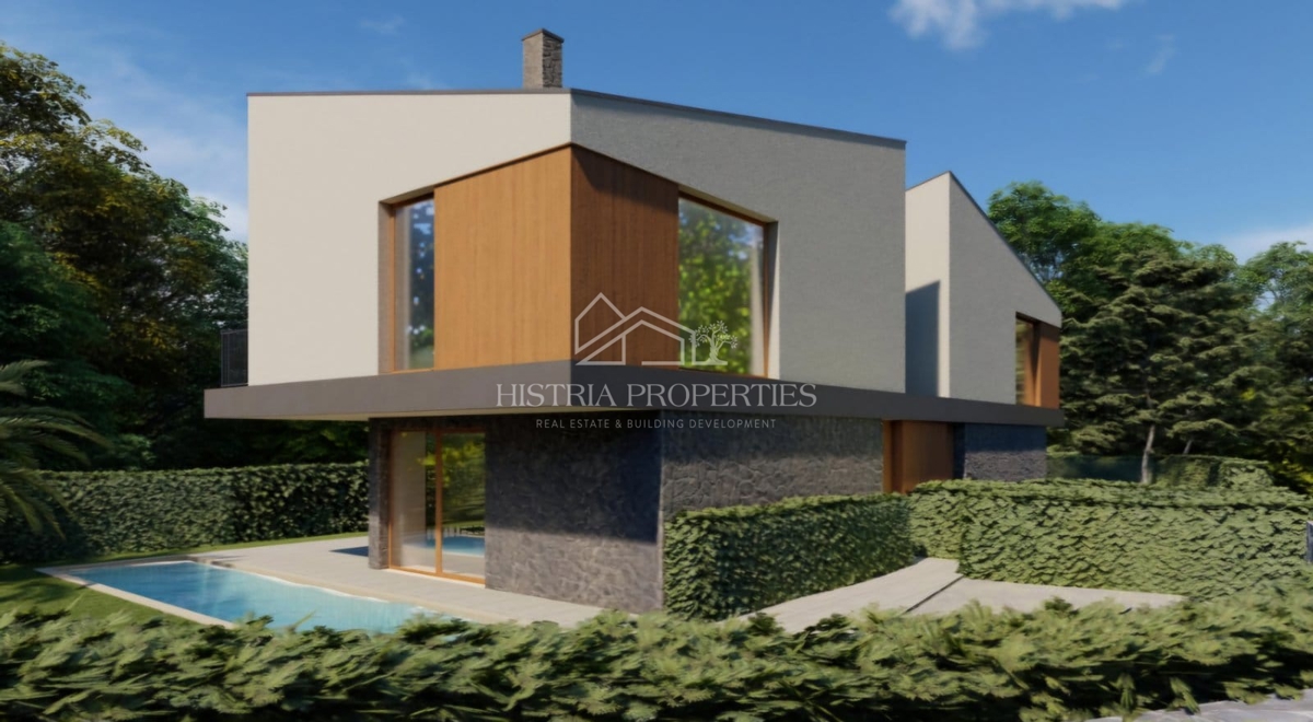 Hiša z osupljivo arhitekturno zasnovo na avtentični istrski lokaciji