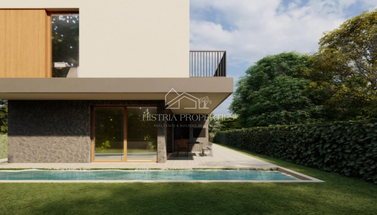 Hiša z osupljivo arhitekturno zasnovo na avtentični istrski lokaciji