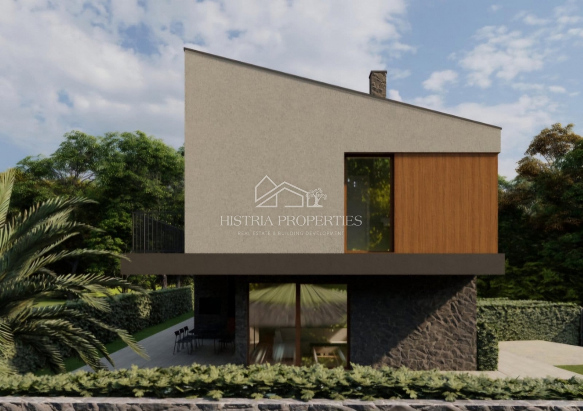 Hiša z osupljivo arhitekturno zasnovo na avtentični istrski lokaciji