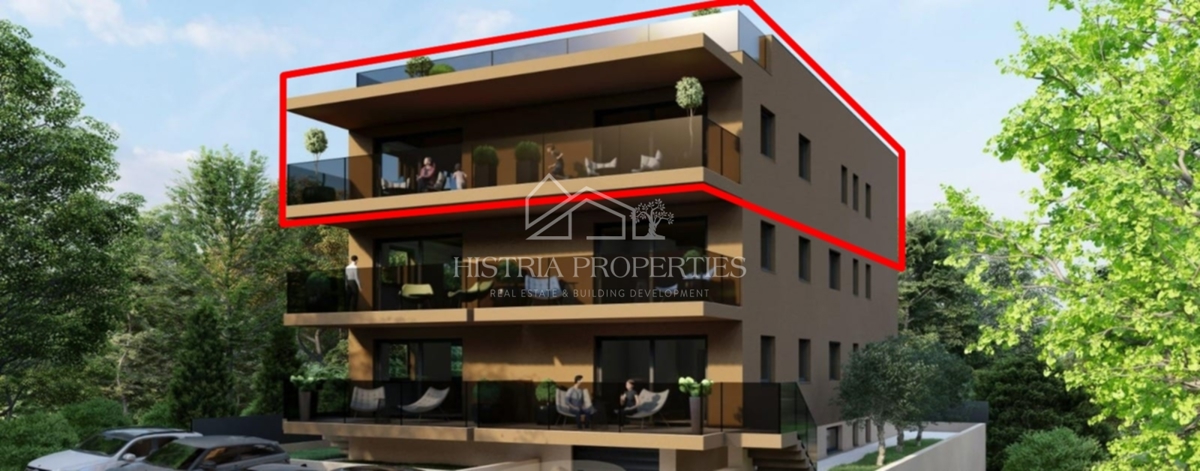 Penthouse, ki ima vse na vrhunski lokaciji v Poreču za sanjsko bivanje