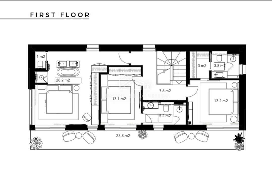 Panoramski pogled na morje in atraktivna lokacija s sodobnim projektom, pripravljenim za gradnjo
