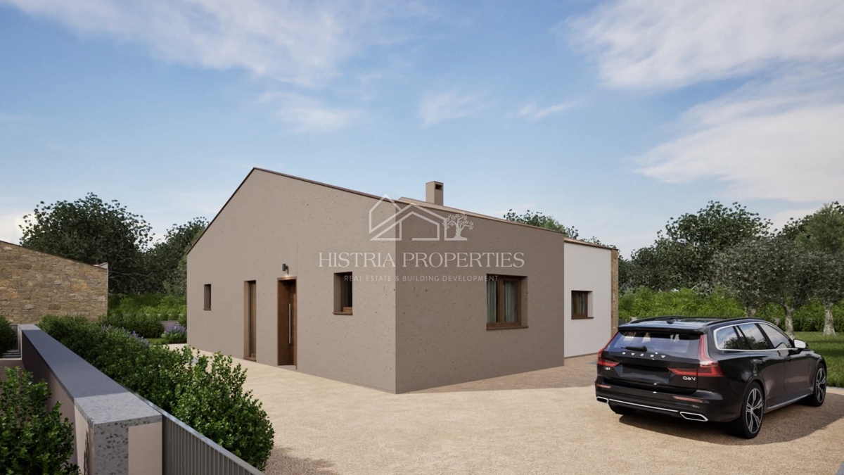 Elegantna enonadstropna hiša z bazenom v mirni istrski vasici