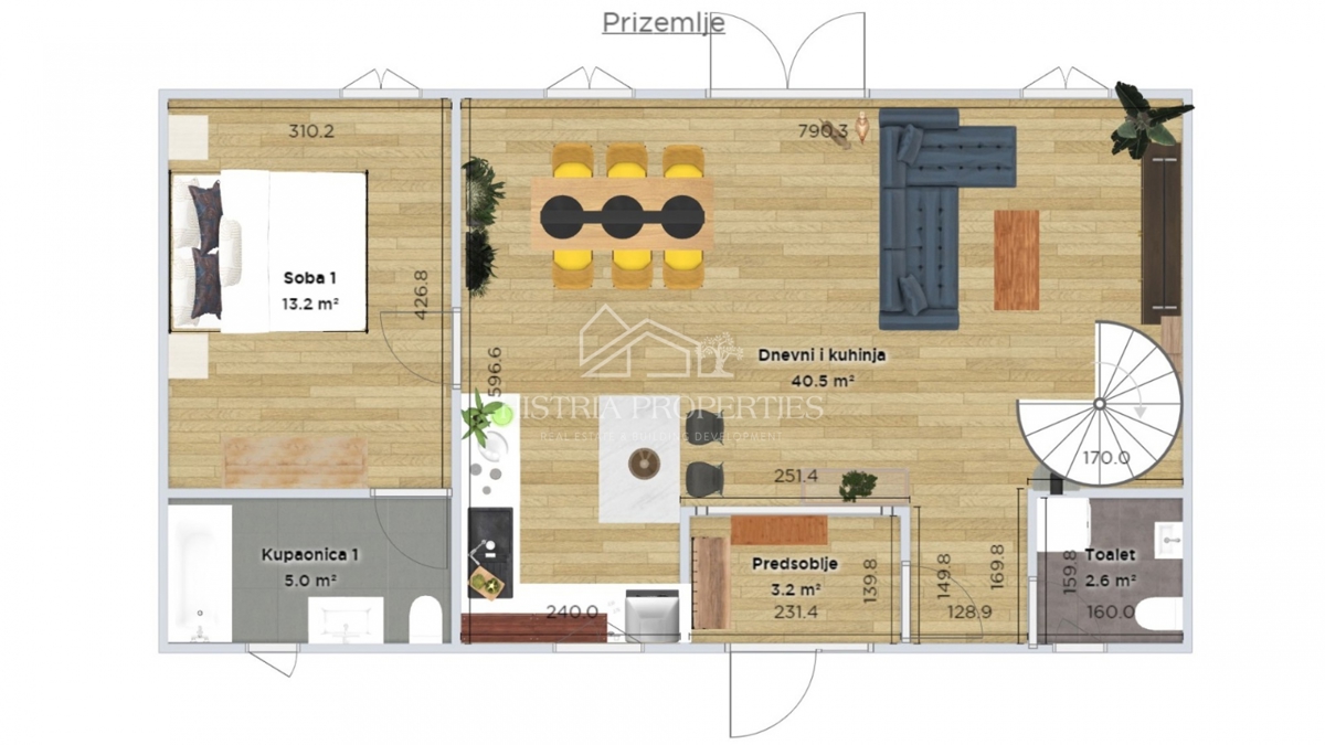 Avtohtona istrska zgodba z zgradbami za prenovo in veliko potenciala