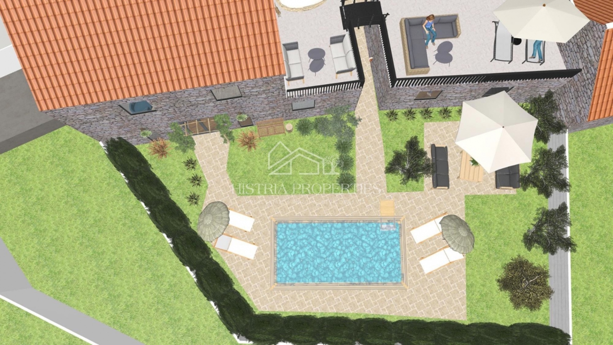 Avtohtona istrska zgodba z zgradbami za prenovo in veliko potenciala