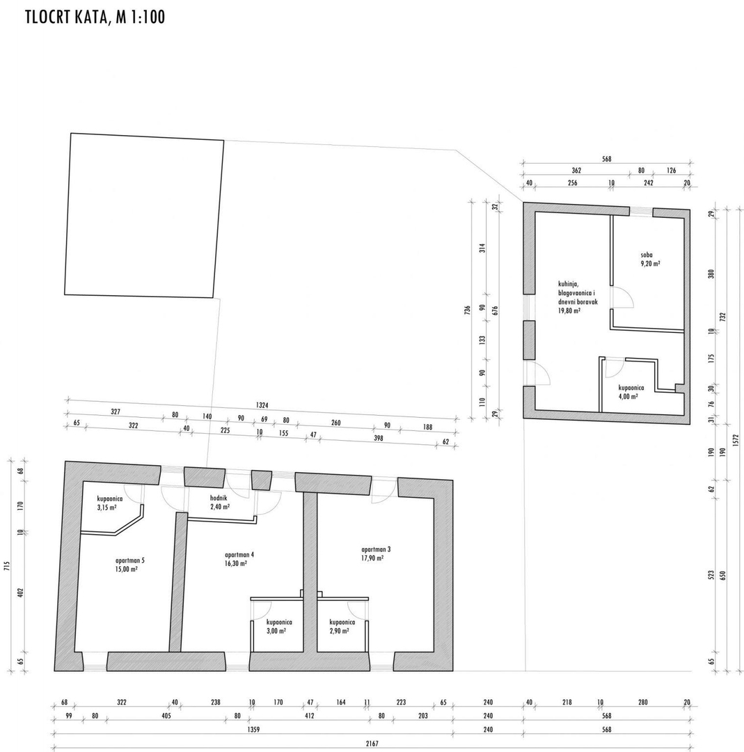 Kamnita hiša, primerna za turistični najem