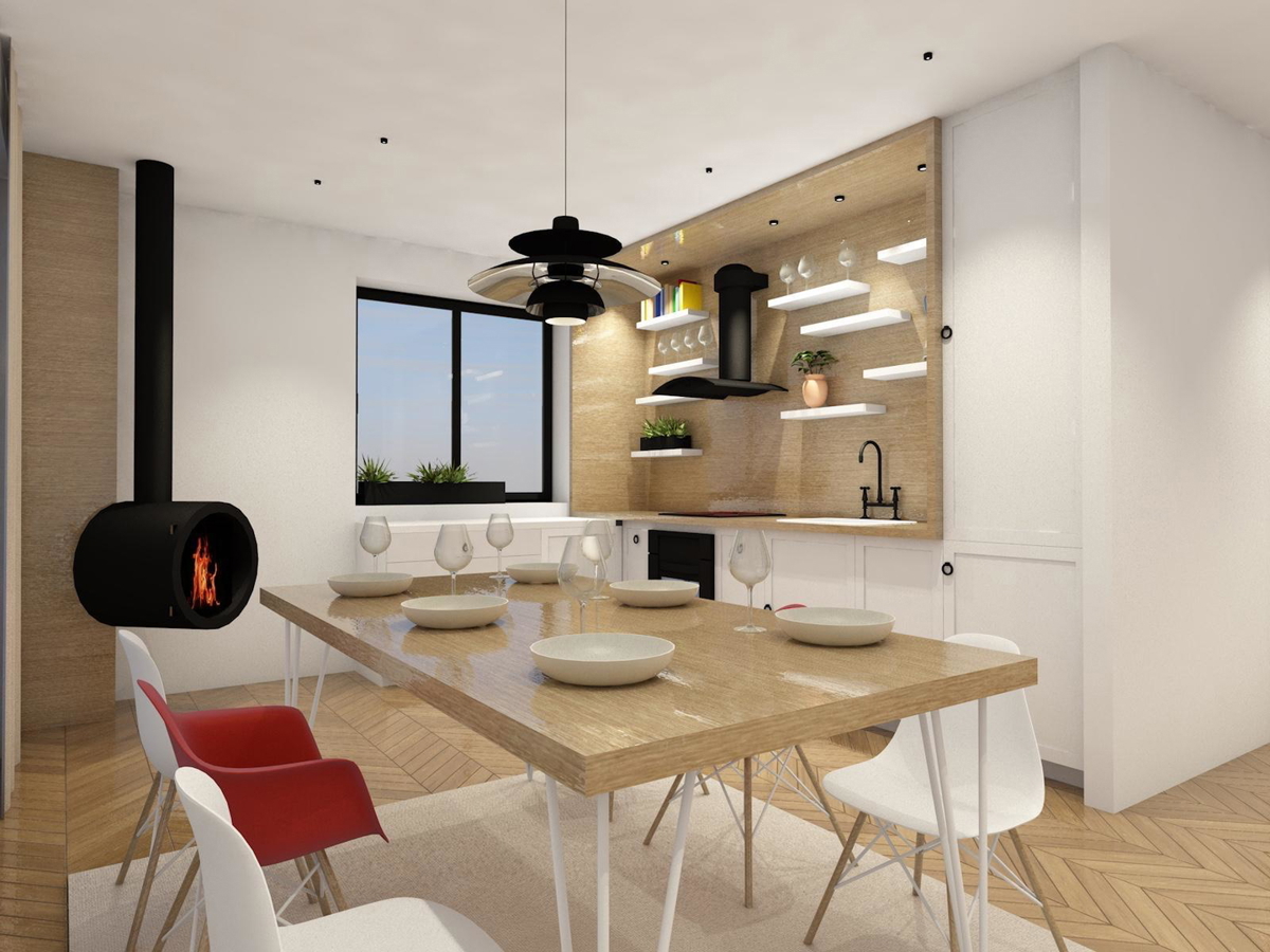 Novogradnja v bližini morja in plaže