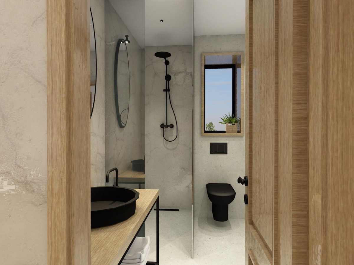 Novogradnja v bližini morja in plaže