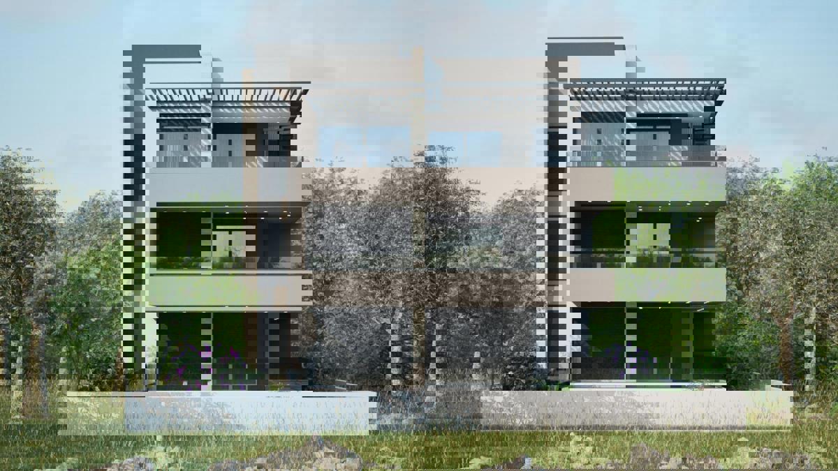 Luksuzna novogradnja - dvigalo, toplotne črpalke, pogled na morje