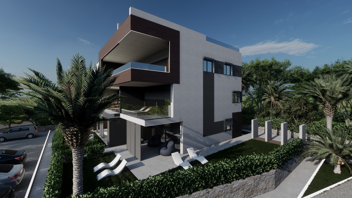 Luksuzni penthouse - ogrevana bazen, panoramski pogled na morje