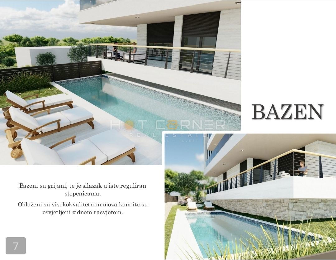 Stan na prvem nadstropju v ekskluzivni rezidenci – Medulin