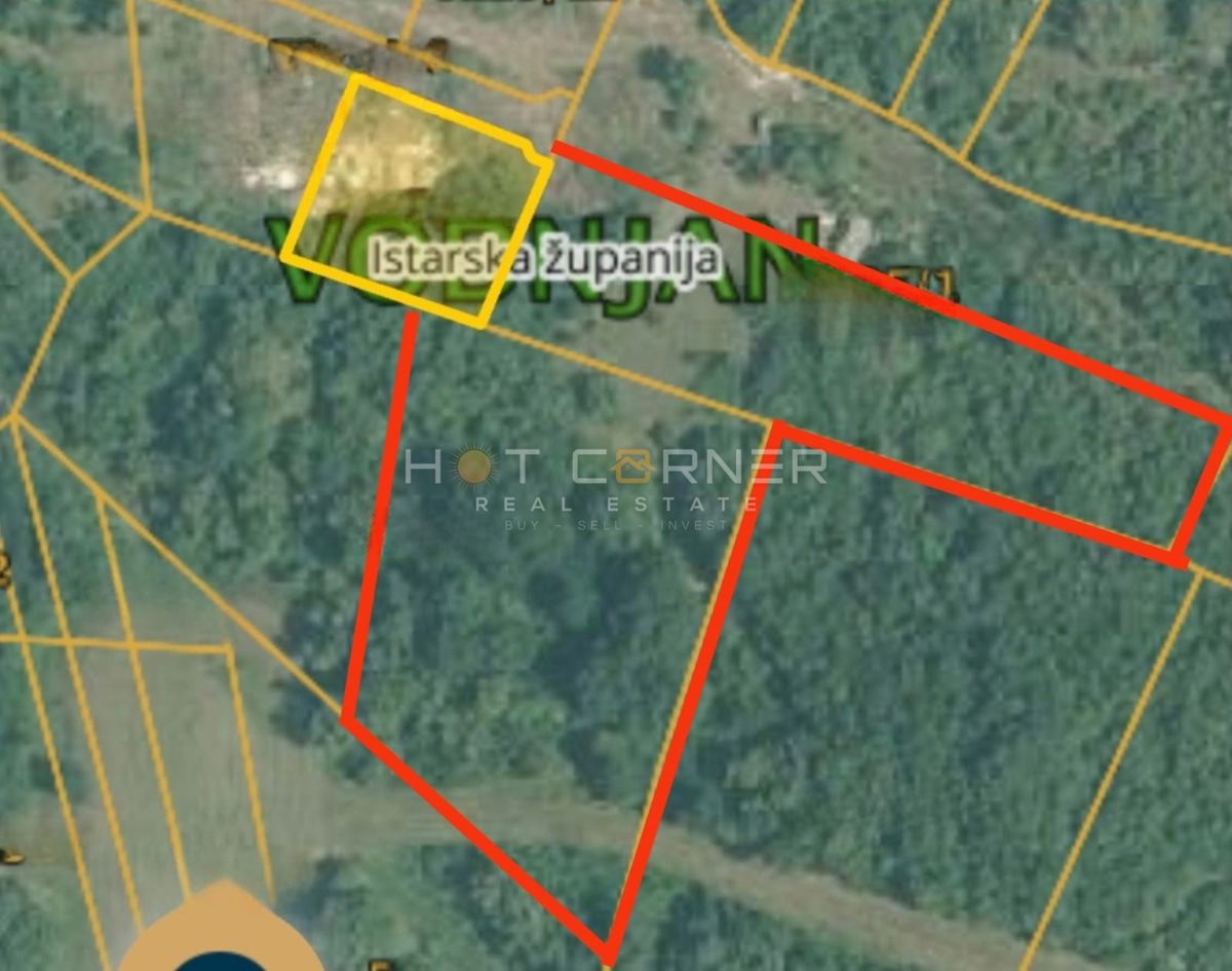 Vodnjan - gradbeno zemljišče 1.000 m² + 7.000 m² bonus zemlje!