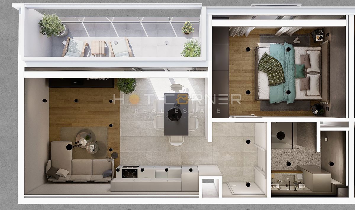 Stanovanje Centar, Pula, 58,96m2