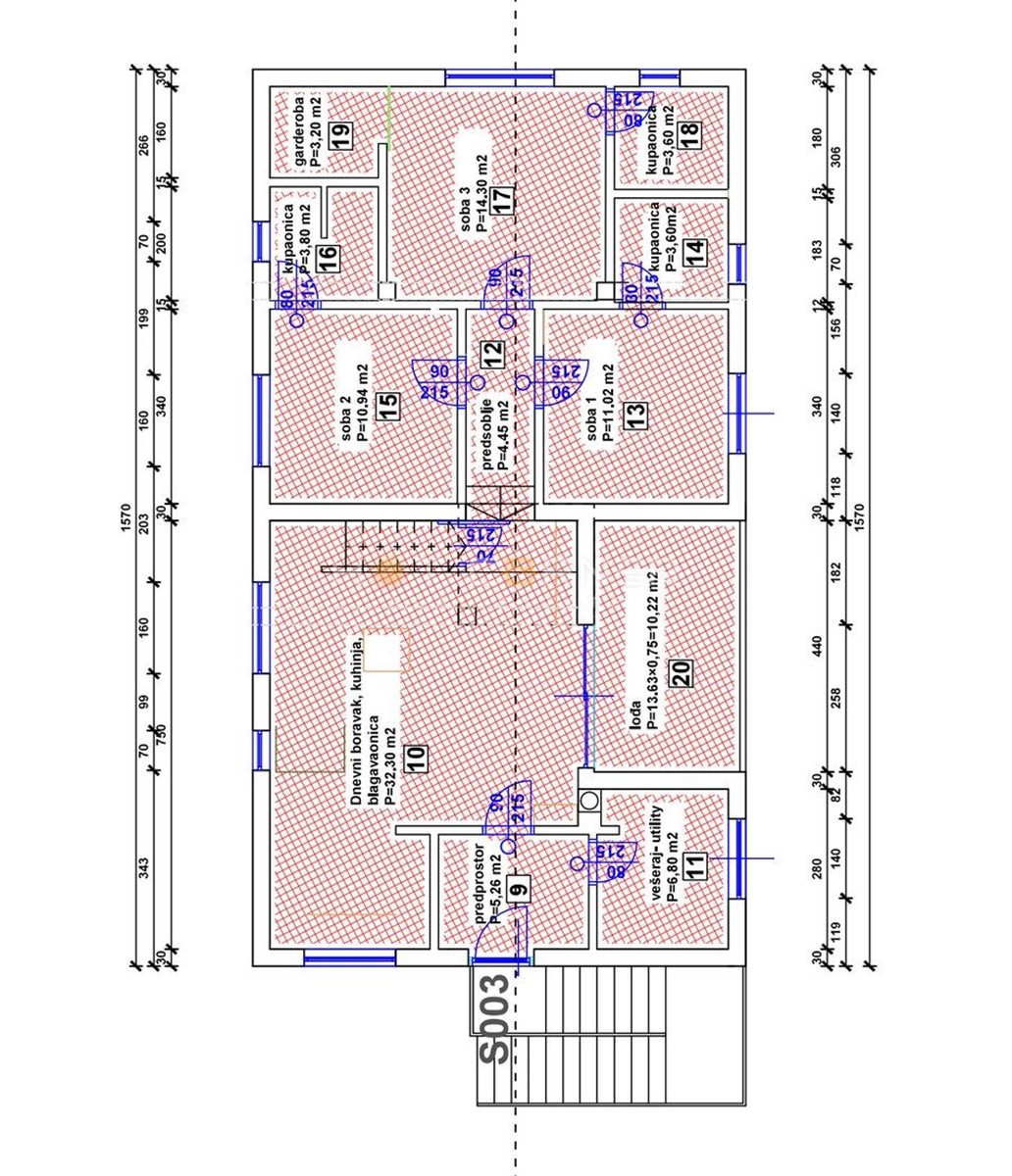 Stanovanje Pomer, Medulin, 120m2