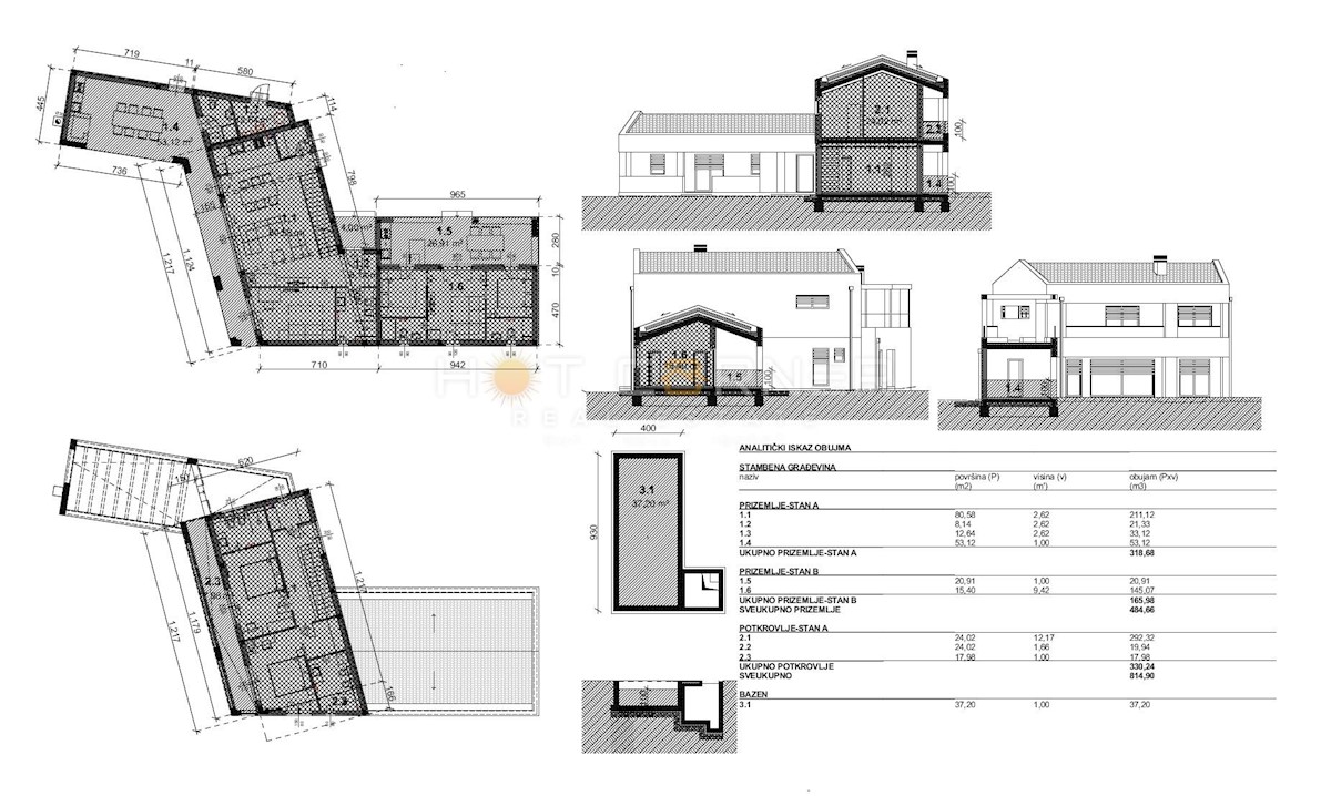 Gradbeno zemljišče Valbandon, Fažana, 1.010m2