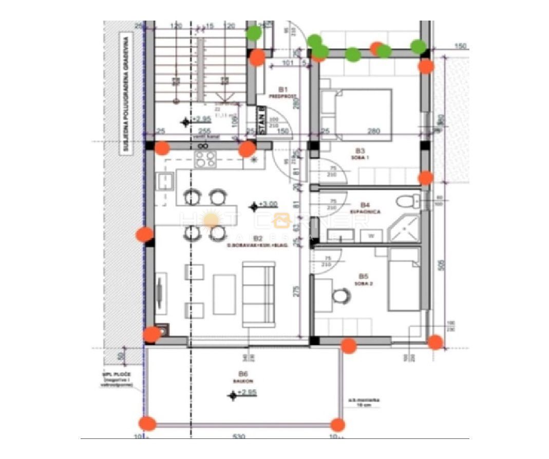 Stanovanje Medulin, 65m2