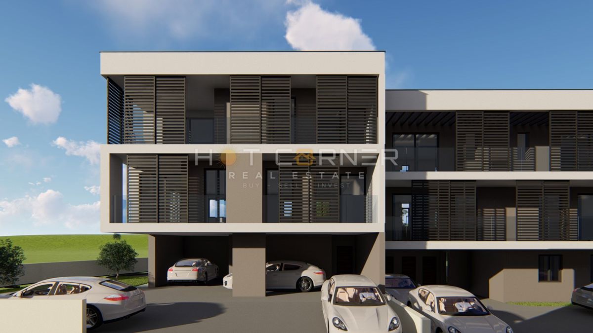 Štinjan, čudovit penthouse, 3 spalnice, terasa 32 m²
