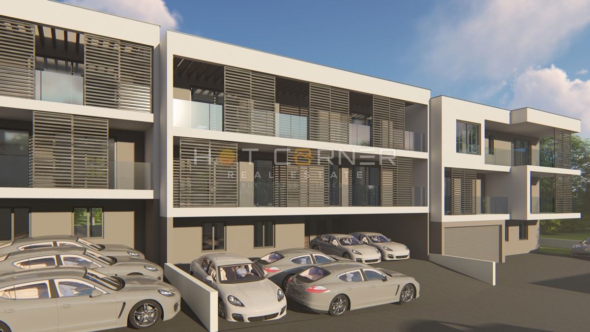 Štinjan, čudovit penthouse, 3 spalnice, terasa 32 m²
