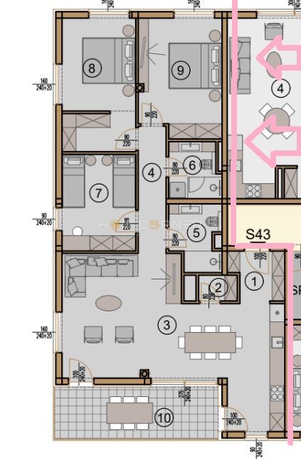 Pulj, elitna nova stavba, dvigalo, penthouse, panoramski razgled na mesto