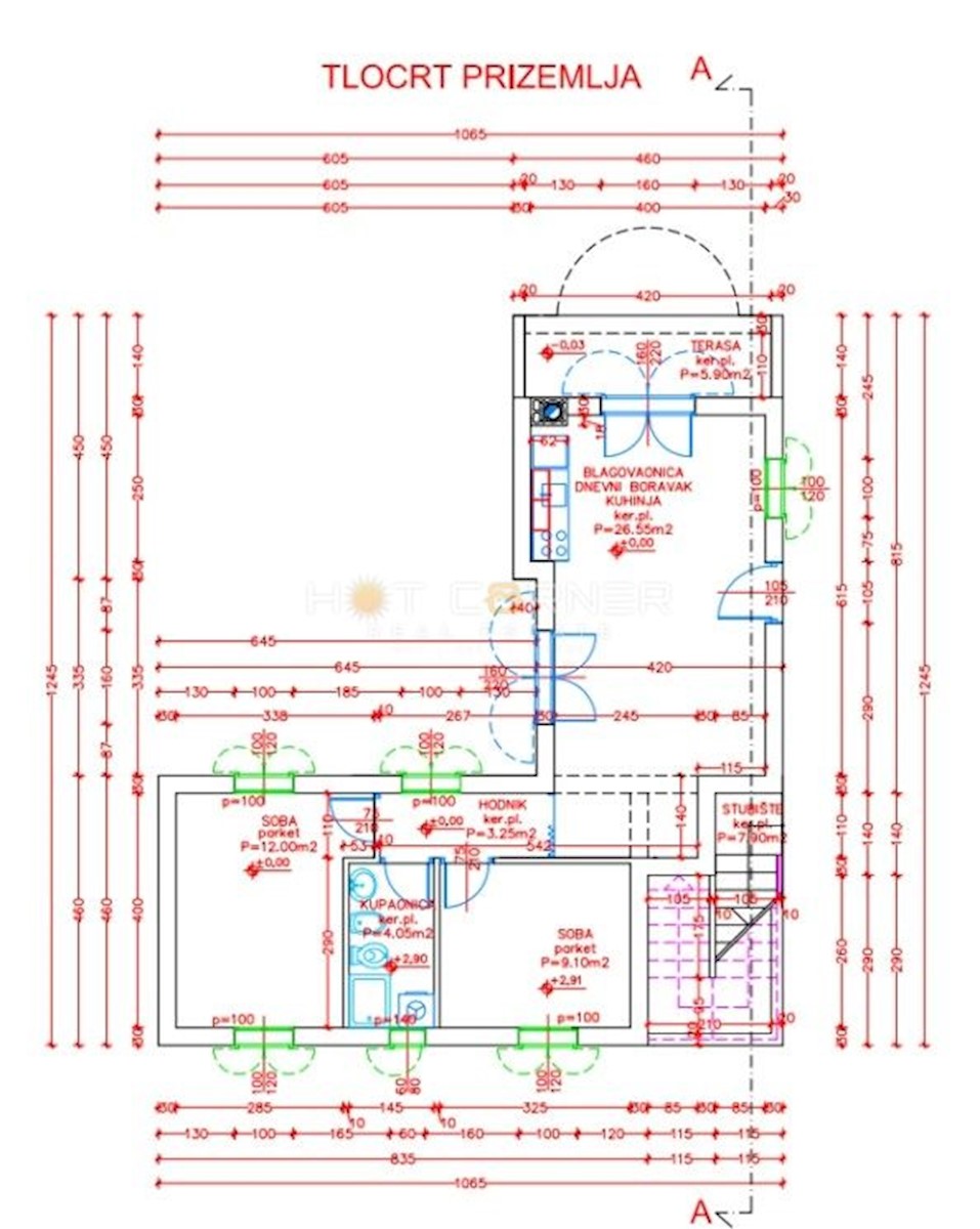 Stanovanje Medulin, 75m2