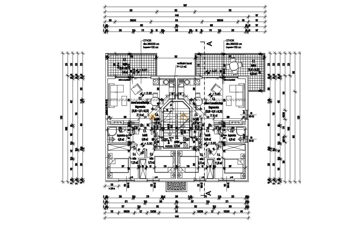 Stanovanje Fažana, 64m2