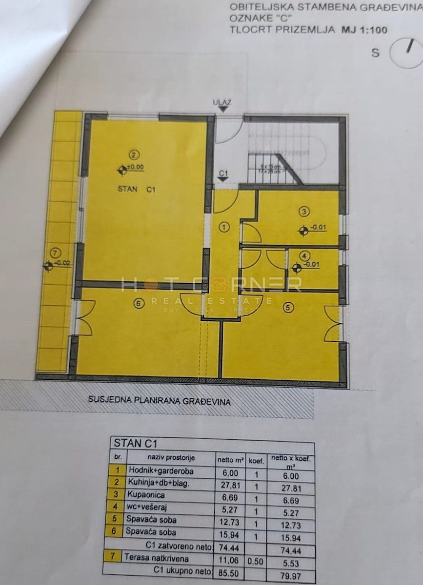 Medulin, moderno stanovanje, novogradnja 92,92