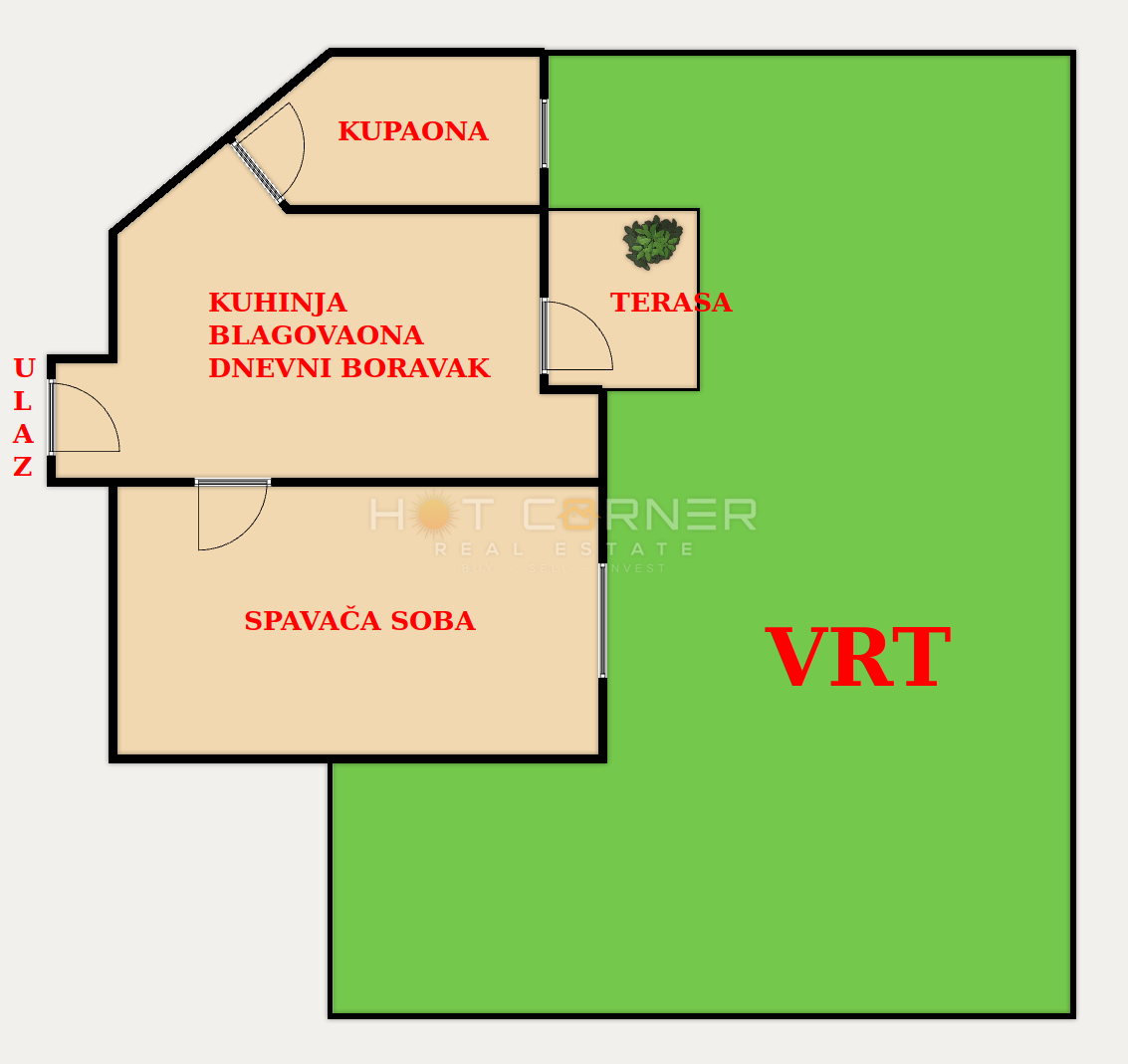 Stanovanje Valbandon, Fažana, 60m2