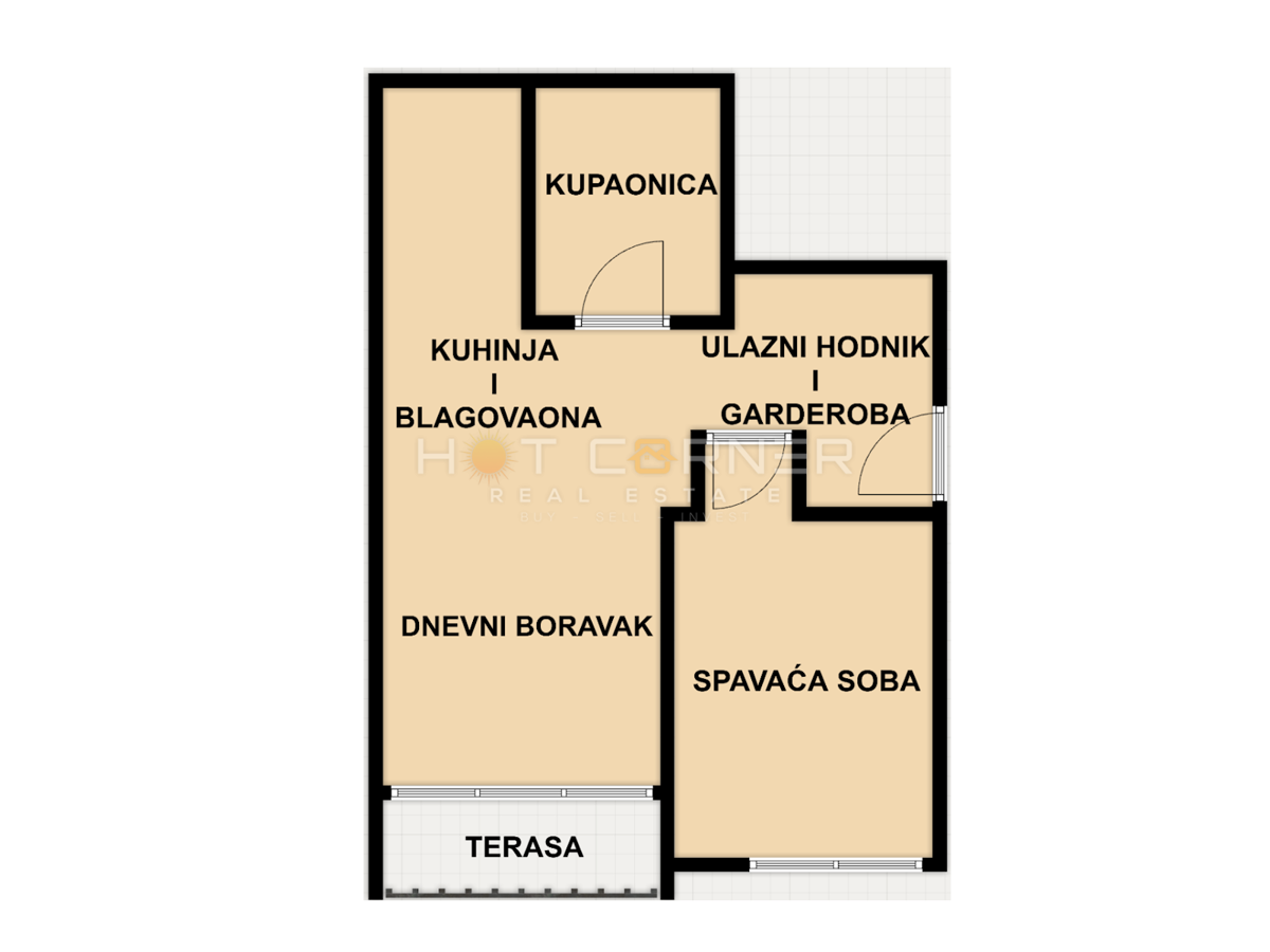 Stanovanje Monvidal, Pula, 60m2