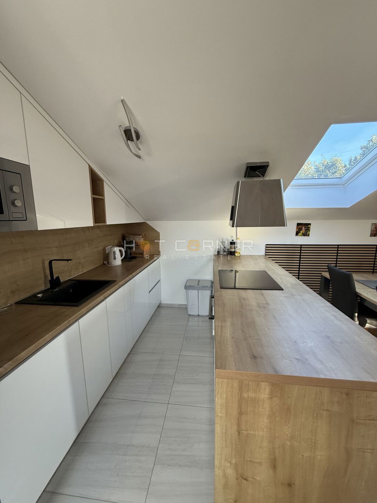 Medulin, penthouse, 1. vrsta ob morju, odprt pogled na morje