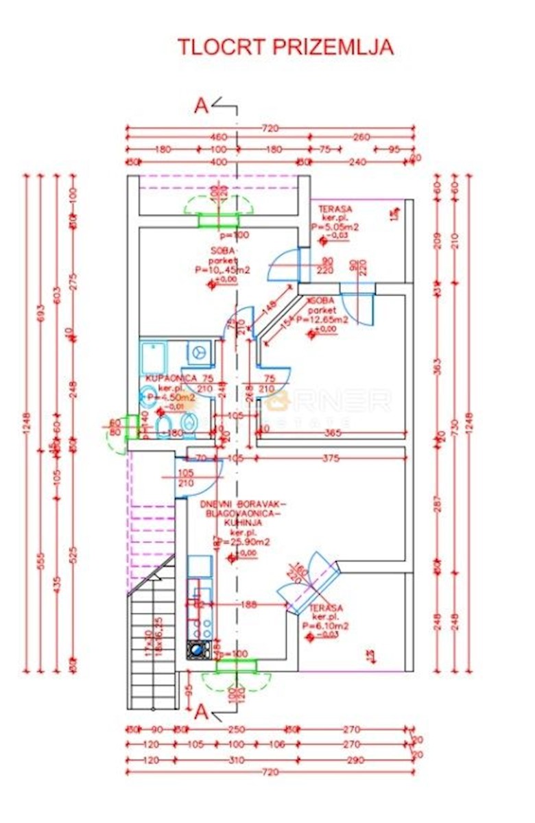 Stanovanje Medulin, 75m2