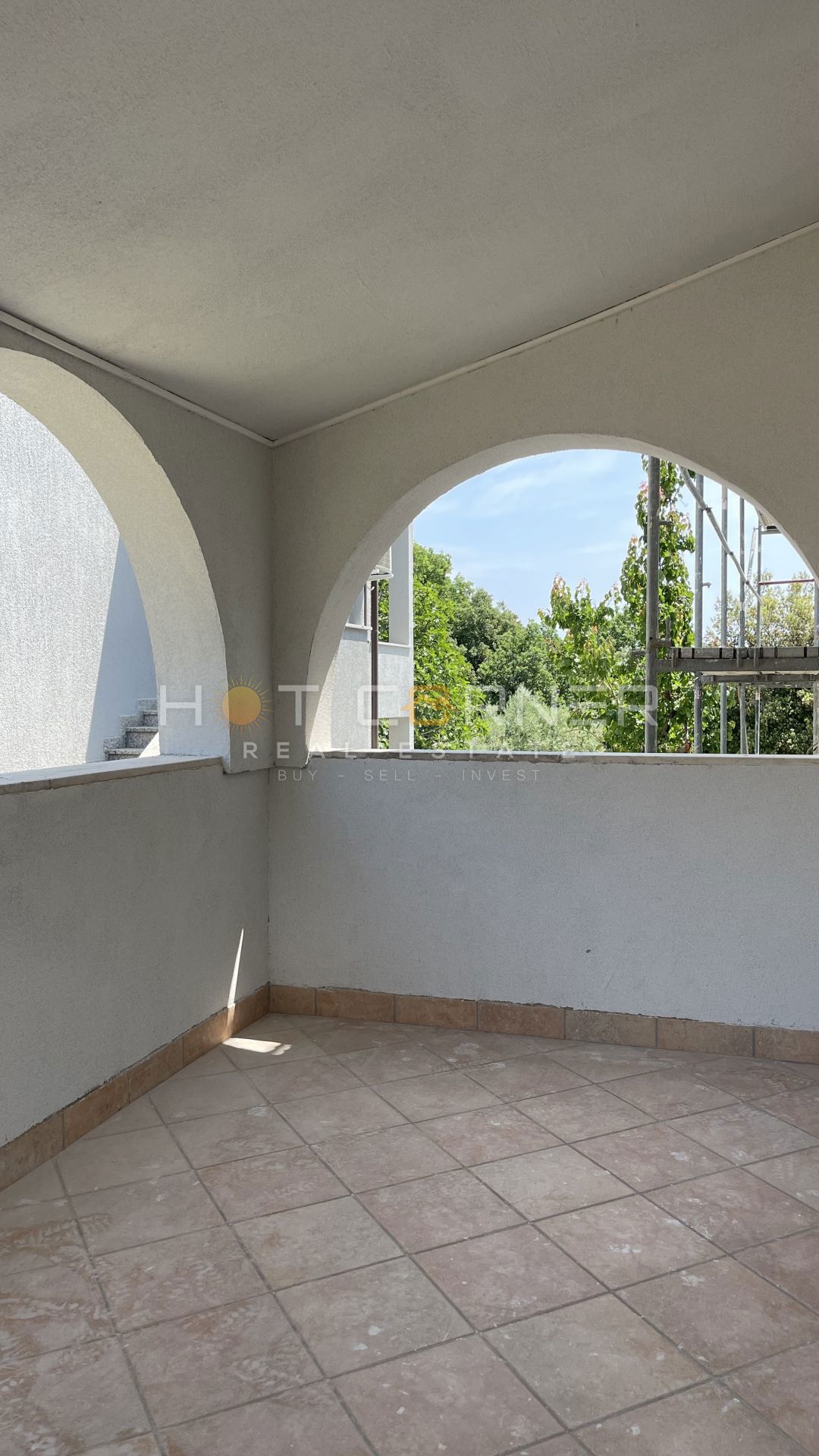 Banjole, novo stanovanje z bazenom, pogled na morje, 120 m2