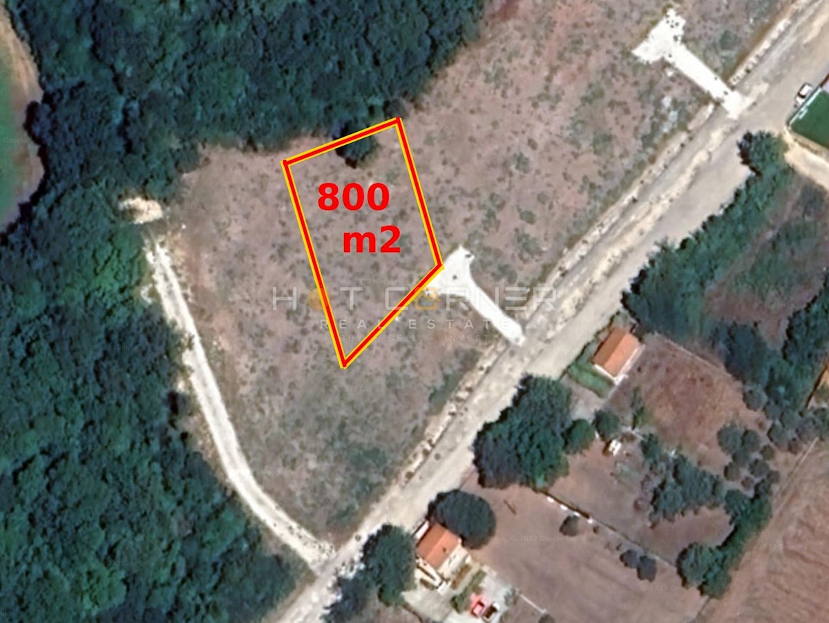 Gradbeno zemljišče Valbandon, Fažana, 800m2