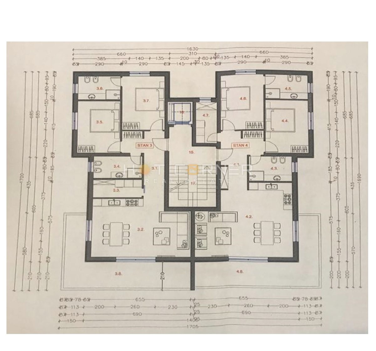 Stanovanje Peroj, Vodnjan, 100m2