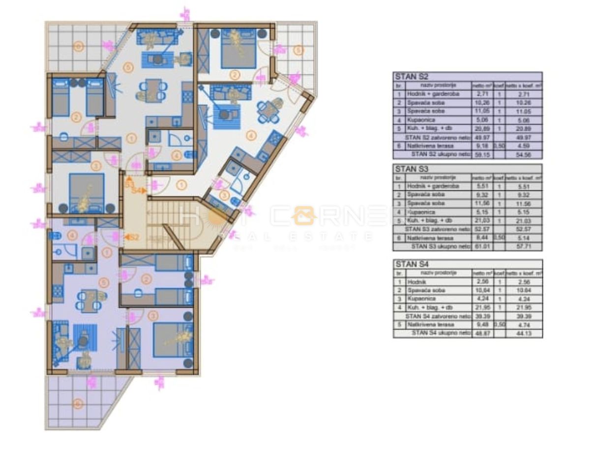 Stanovanje Stoja, Pula, 60m2