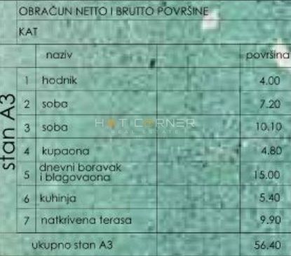 Busoler, Pula, 400 m od Pula City Mall-a, čudovita novogradnja, 1. nadstropje, 2 spalnici